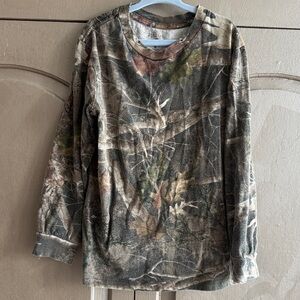 RedHead Camouflage long Sleeve shirt boys size M